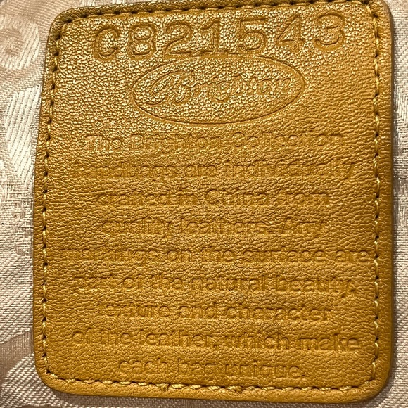 Gorgeous Vintage Brighton Pebbled Leather Handbag - Picture 11 of 13